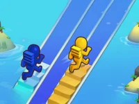 Bridge Ladder Race Stair game background