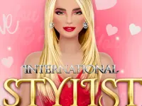 International Fashion Stylist Dress up background