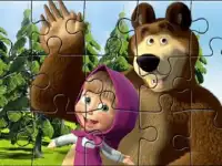 Masha Puzzle Time background