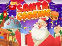 Santa Cooking background
