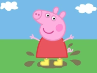 Peppa Pig Family Coloring background