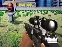 Sniper Hunting Skibidi Toilet background