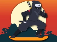 Lava And Ninja Skateboard background