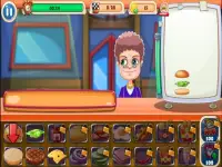 Funny Burger Shop background