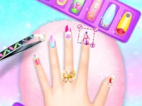 Nail Salon Girl Games background