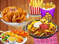 Street Food Deep Fried background