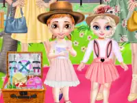 Princess Family Flower Picnic background