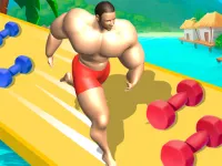 Muscle Bridge Race 3d background