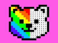 Pixel Art - Color by Numbers background