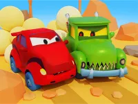 Car Eats Car 3D background