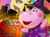 Halloween Funny Pumpkins background
