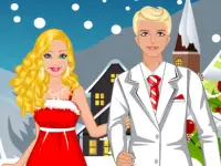 Barbie Christmas Dating background