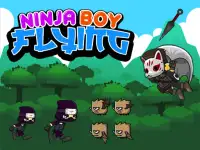 Ninja Boy Flying background