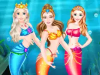 Mermaid Style Dress Up background