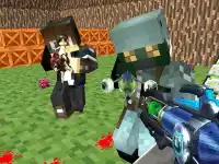 Blocky Gun Paintball background