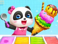 Little Panda Ice Cream Game background