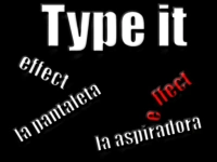 Type it background